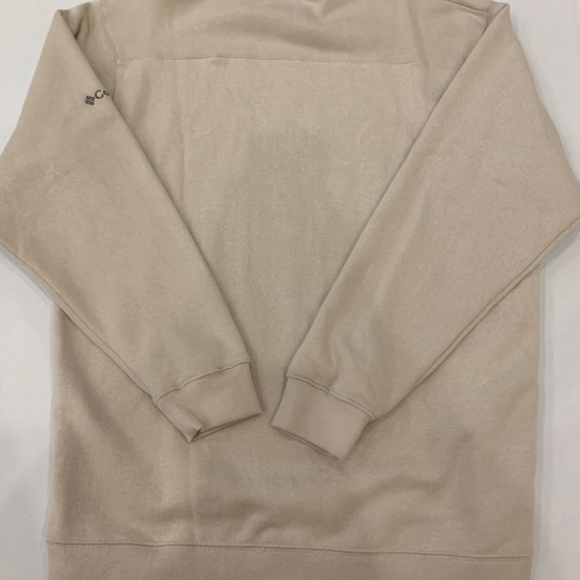 Columbia Bass fish men’s PFG crew neck tan beige green pullover/sweatshirt - Picture 2 of 12